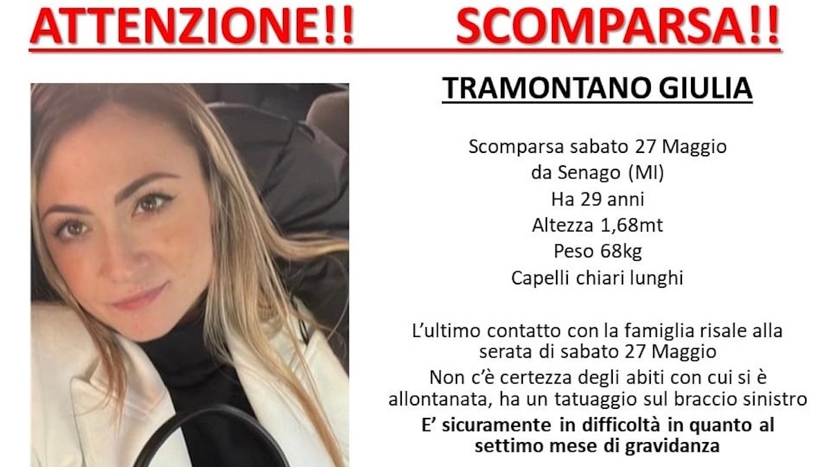 Giulia Tramontano, incinta e scomparsa