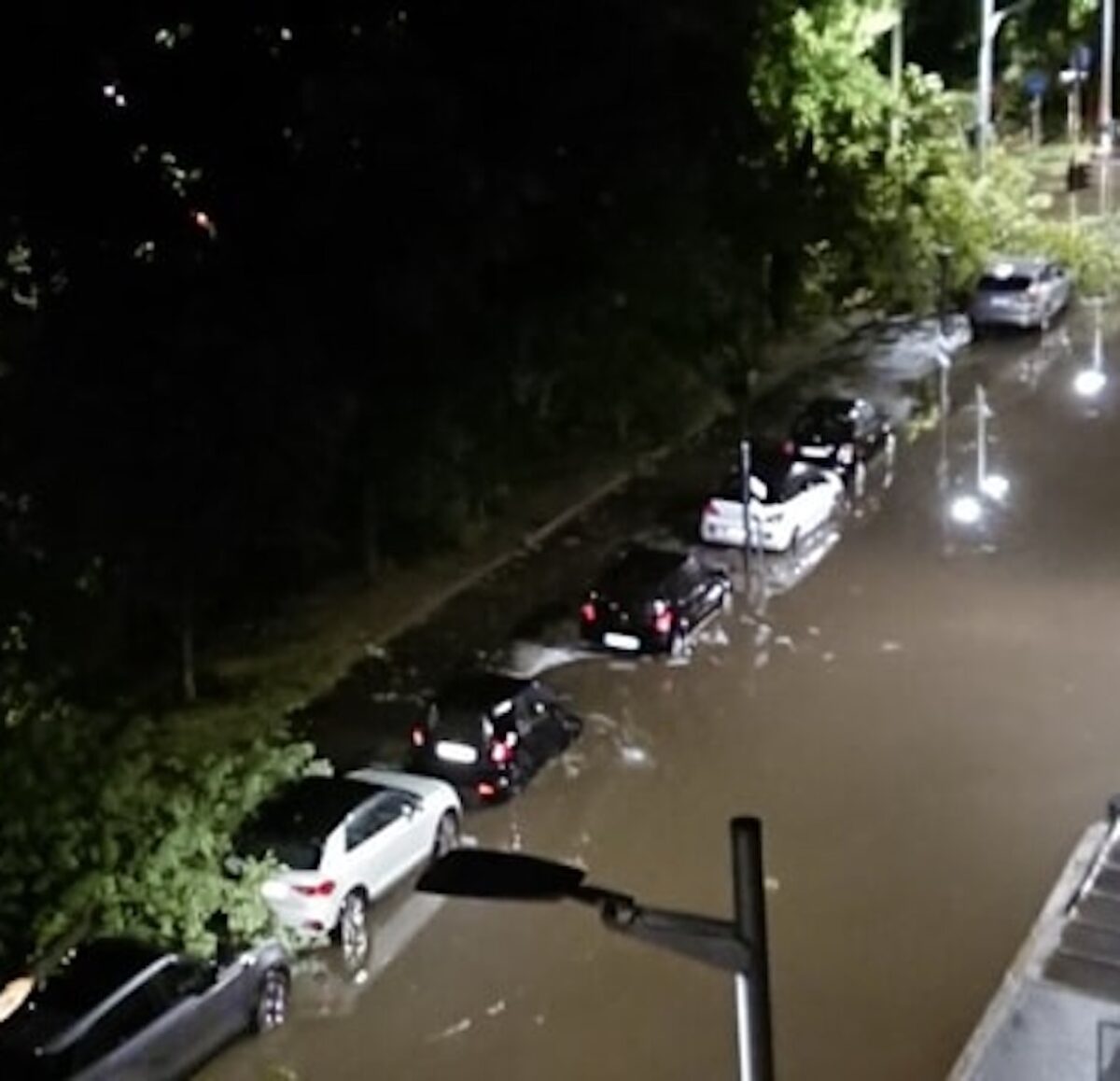 Terribile nubifragio a Milano durante la notte