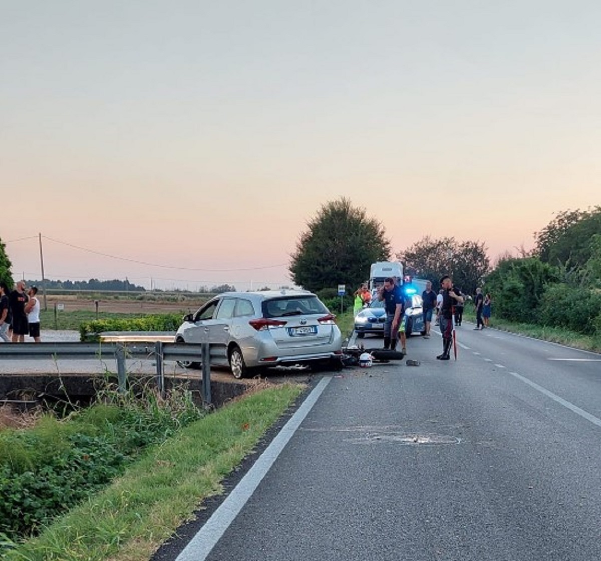  Castel d'Ario tragico incidente morto il 18enne Giacomo De Nicolo