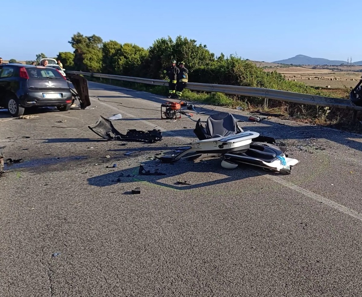 Cristian Piras morto incidente