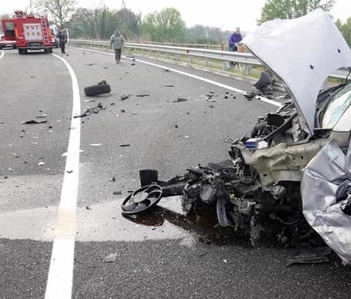 Cristian Piras morto incidente