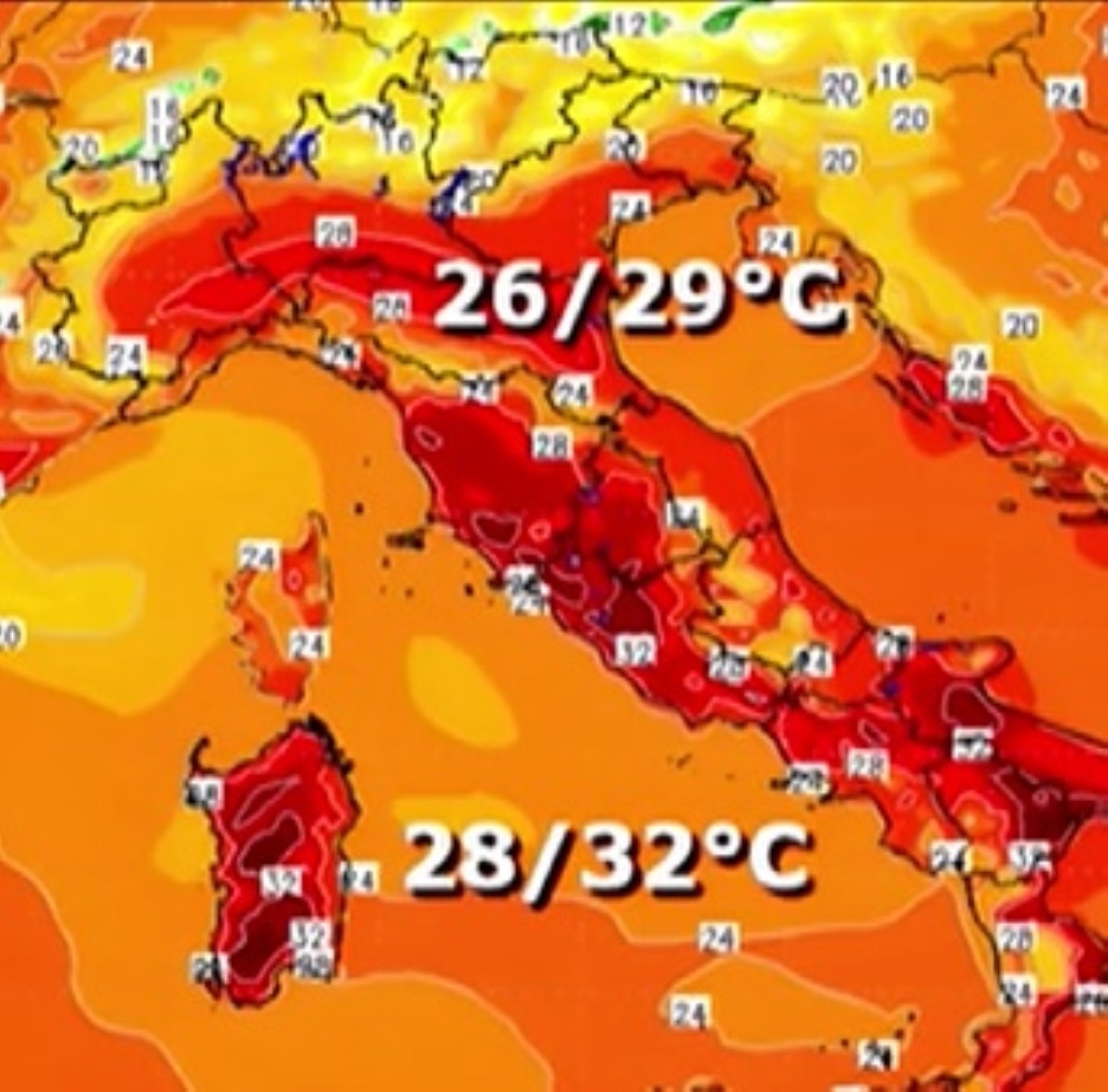 meteo italia arriva nerone temperature sopra 40
