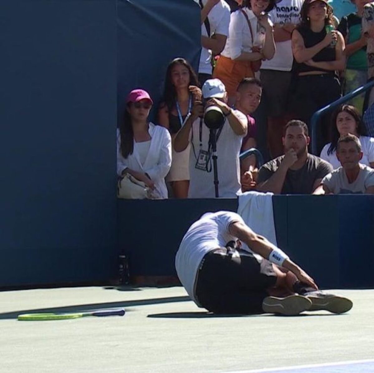 Attimi di grande paura per Matteo Berrettini