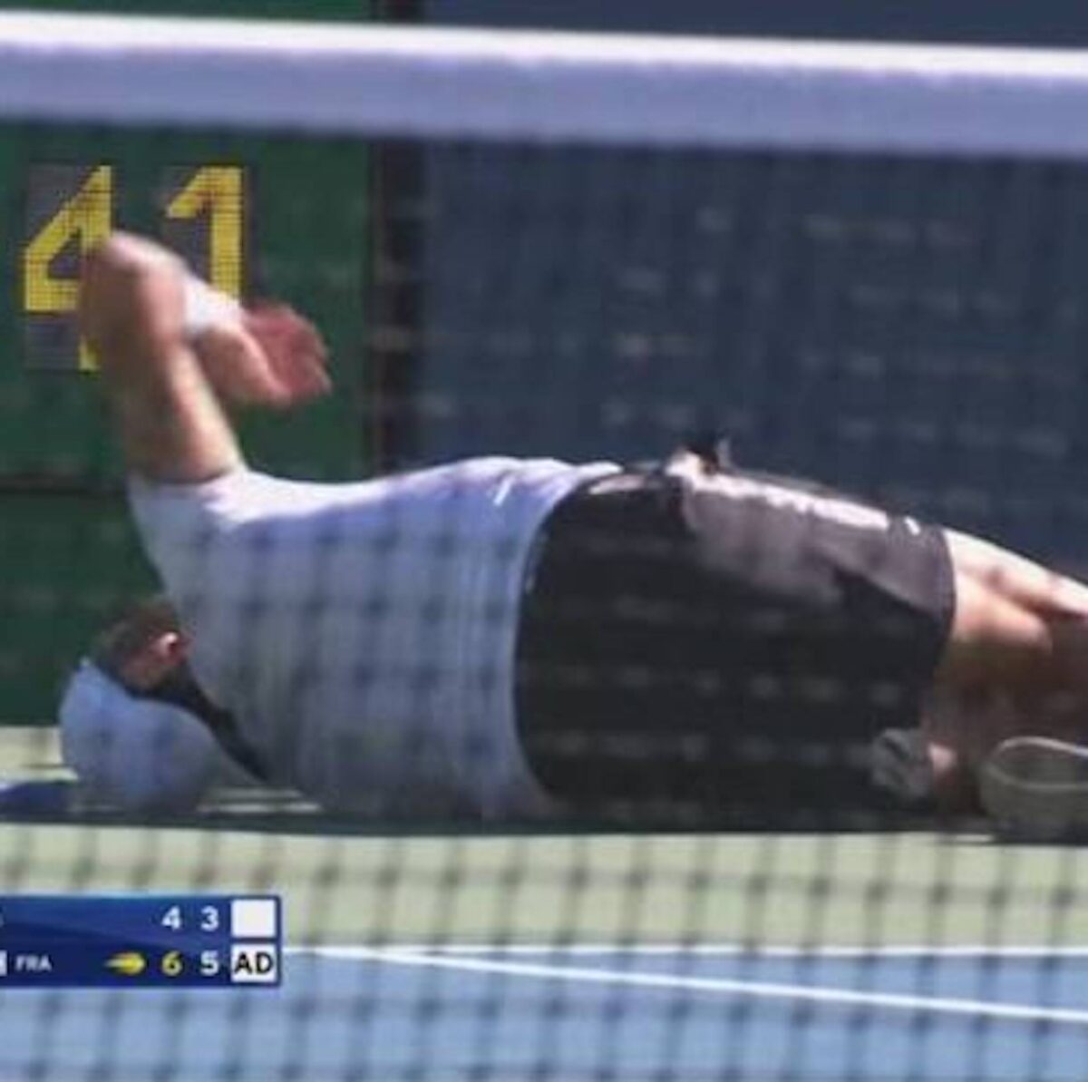 Attimi di grande paura per Matteo Berrettini