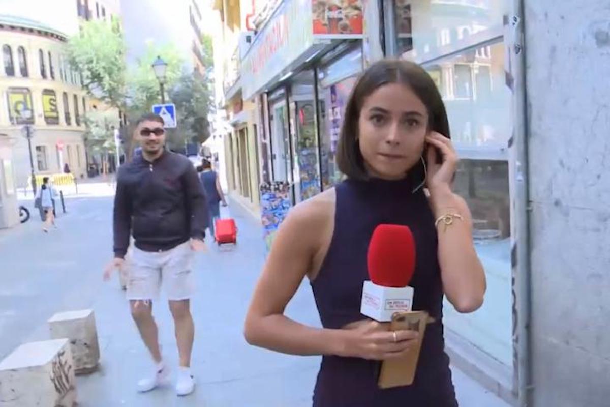 Giornalista molestata in diretta, giovane arrestato