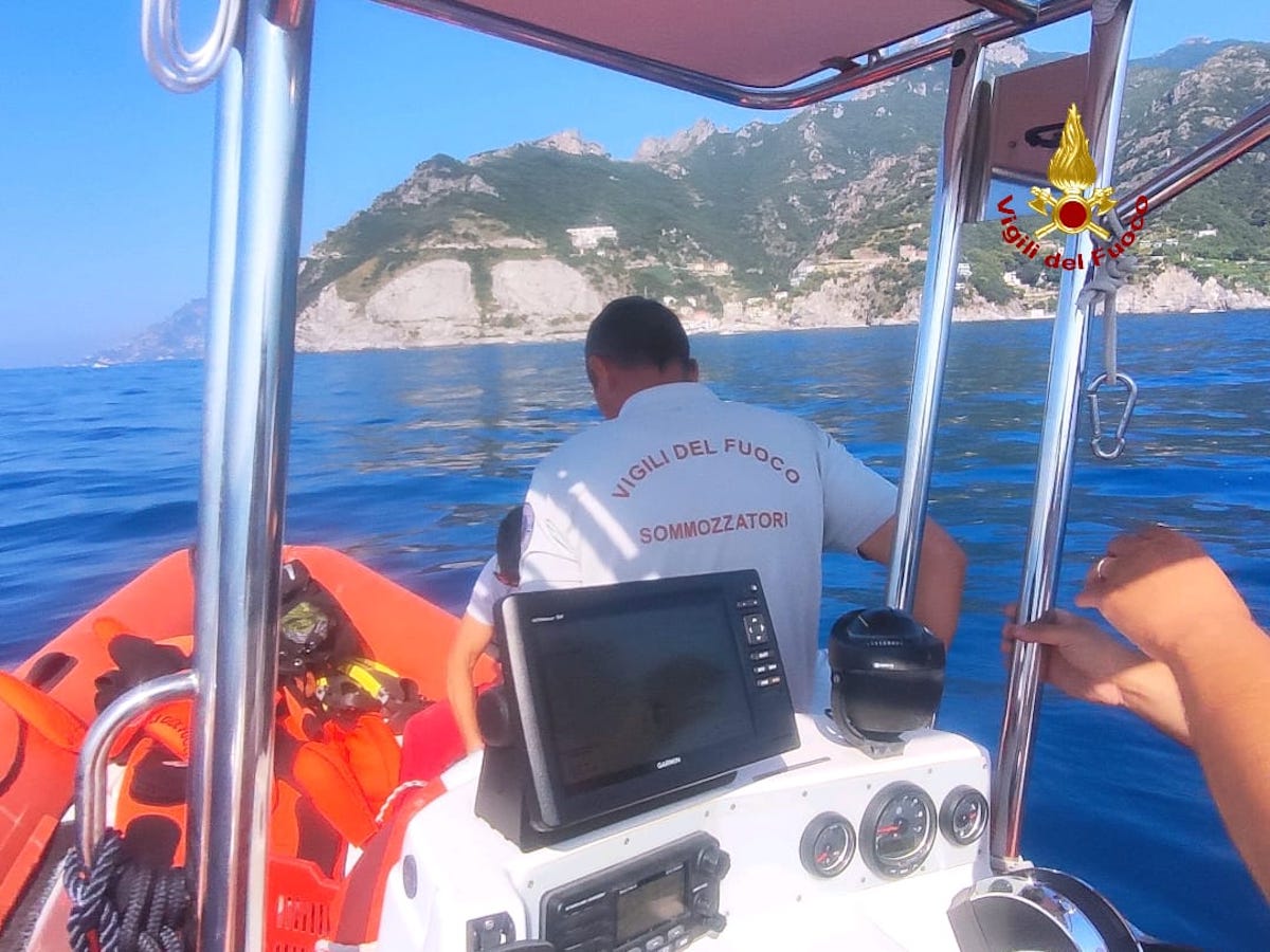 Corpo in acqua in Costiera Amalfitana, è di Manuel Cientanni
