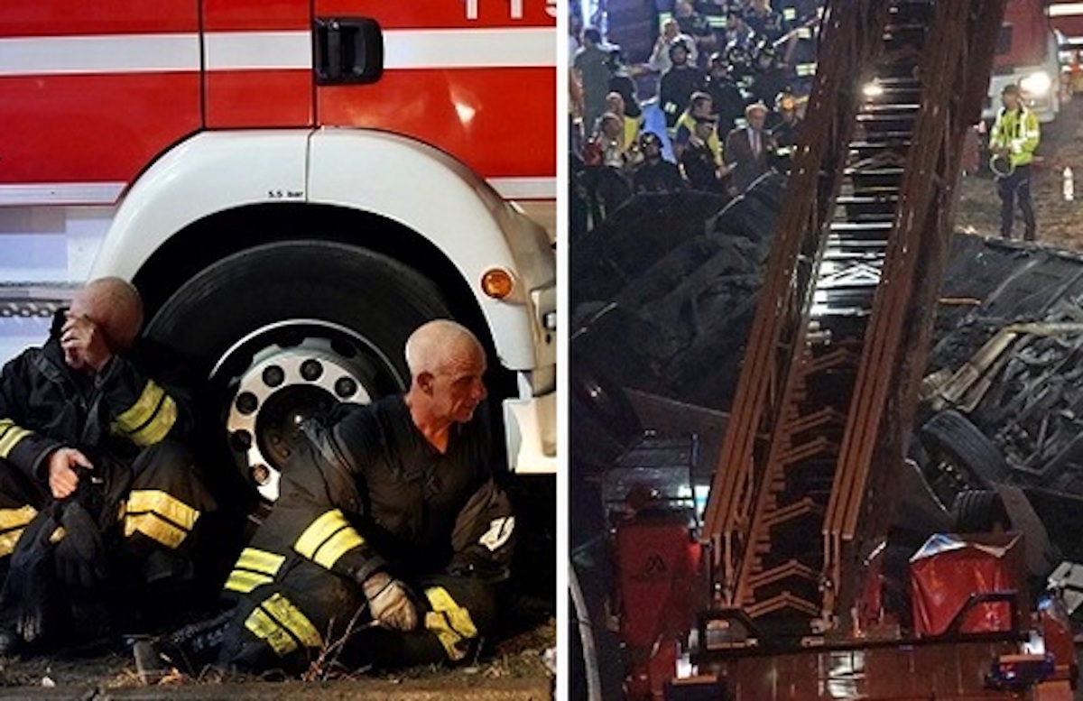 Bus precipitato, c'è un video: "L’autista effettua una manovra eccessiva o impropria"