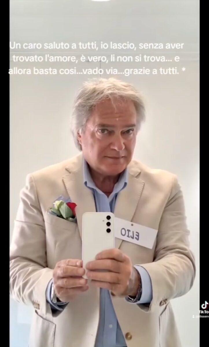 Uomini e Donne Elio Servo si candida come opinionista al posto di Tina
