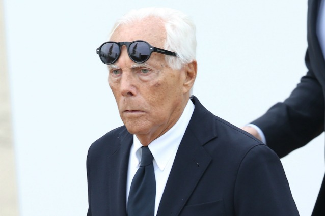 Le Lacrime Di Giorgio Armani Lo Vedo Ovunque Sento Il Suo Spirito Caffeina Magazine