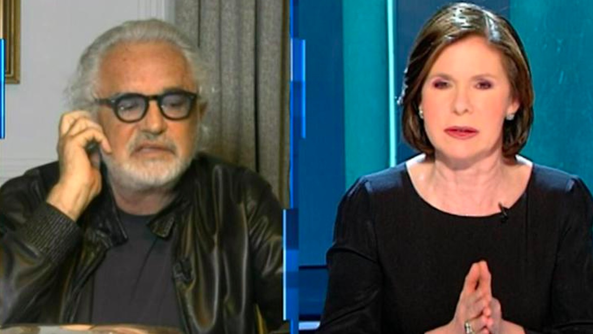 "A furia di ca*** succederà". L'ira di Flavio Briatore, sputa veleno in diretta