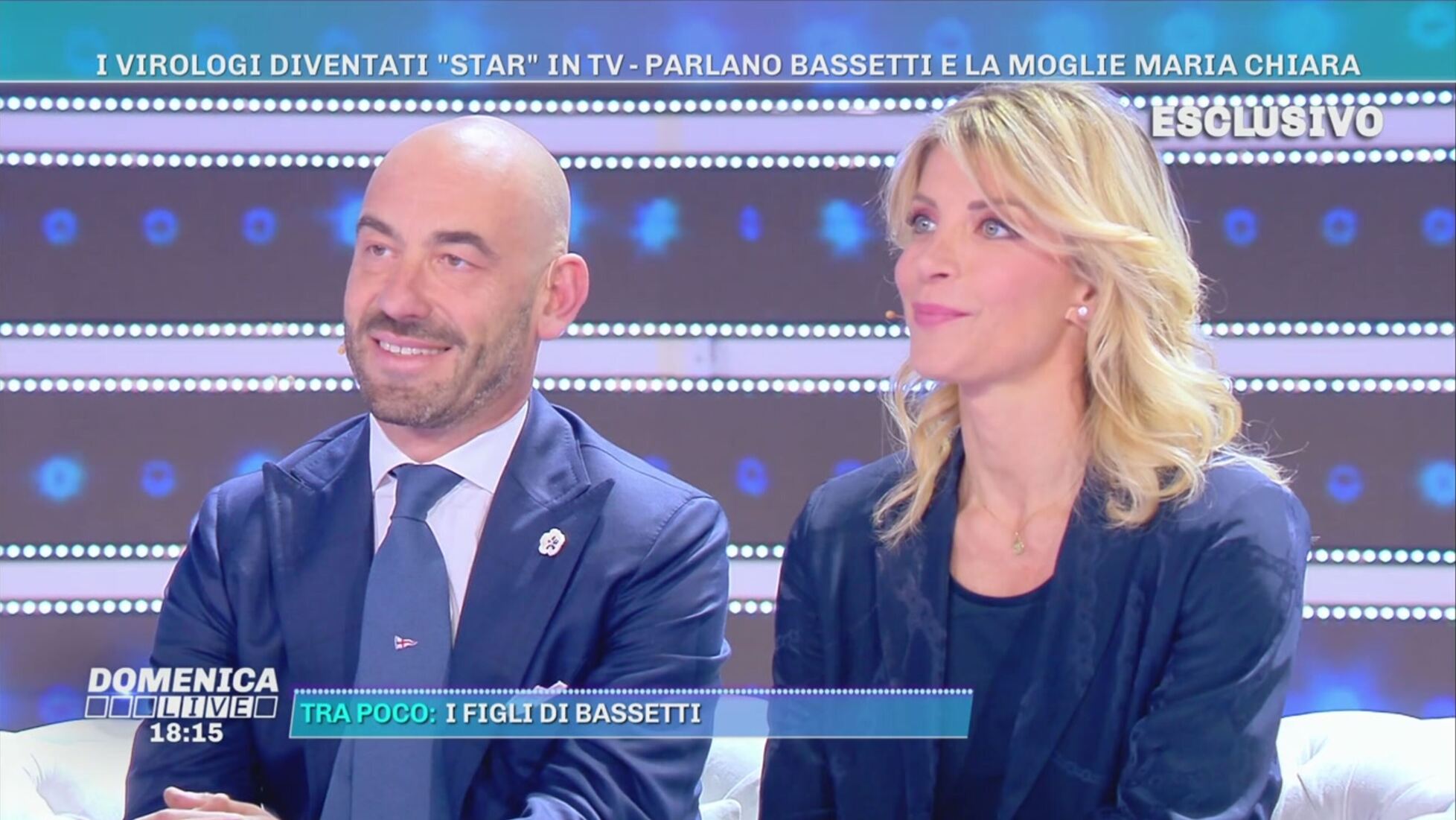 Matteo Bassetti moglie domenica live