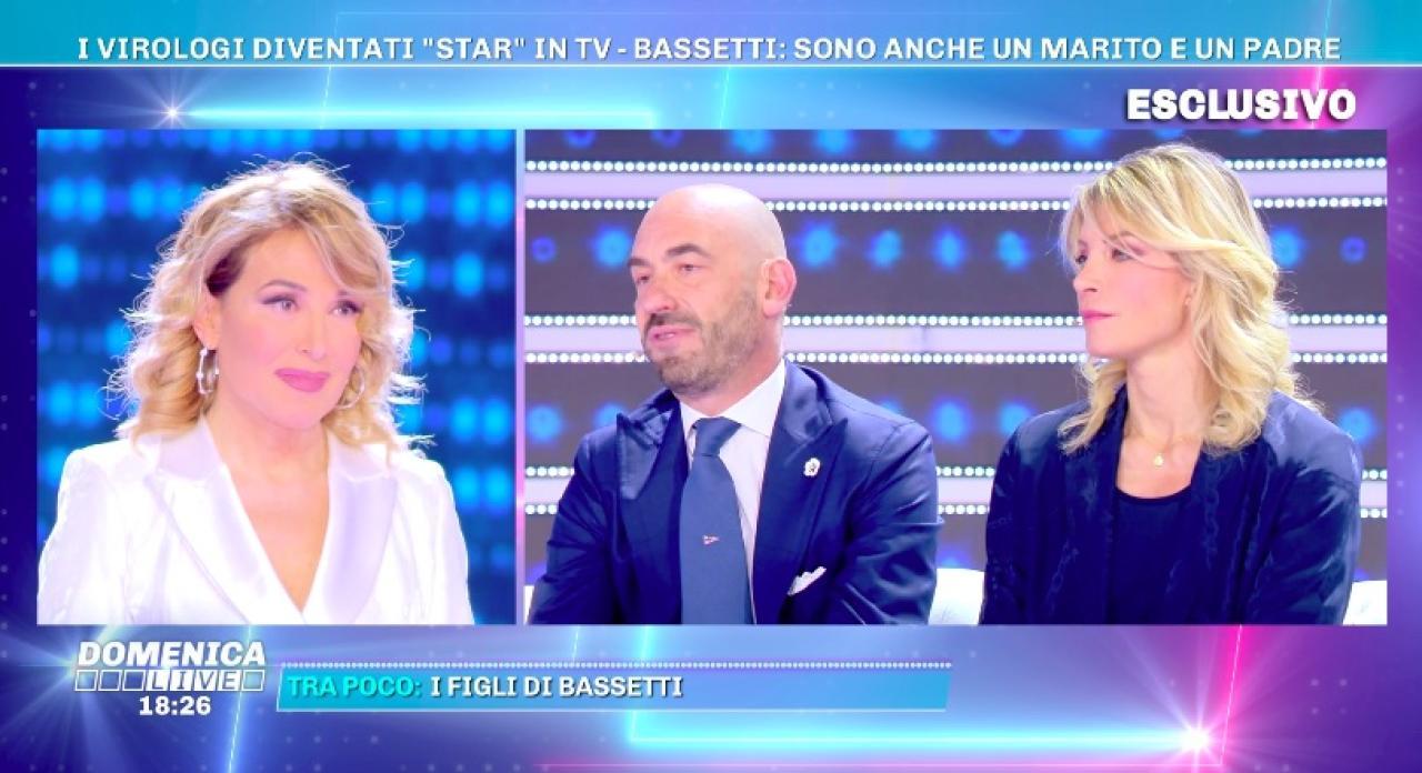 Matteo Bassetti moglie domenica live