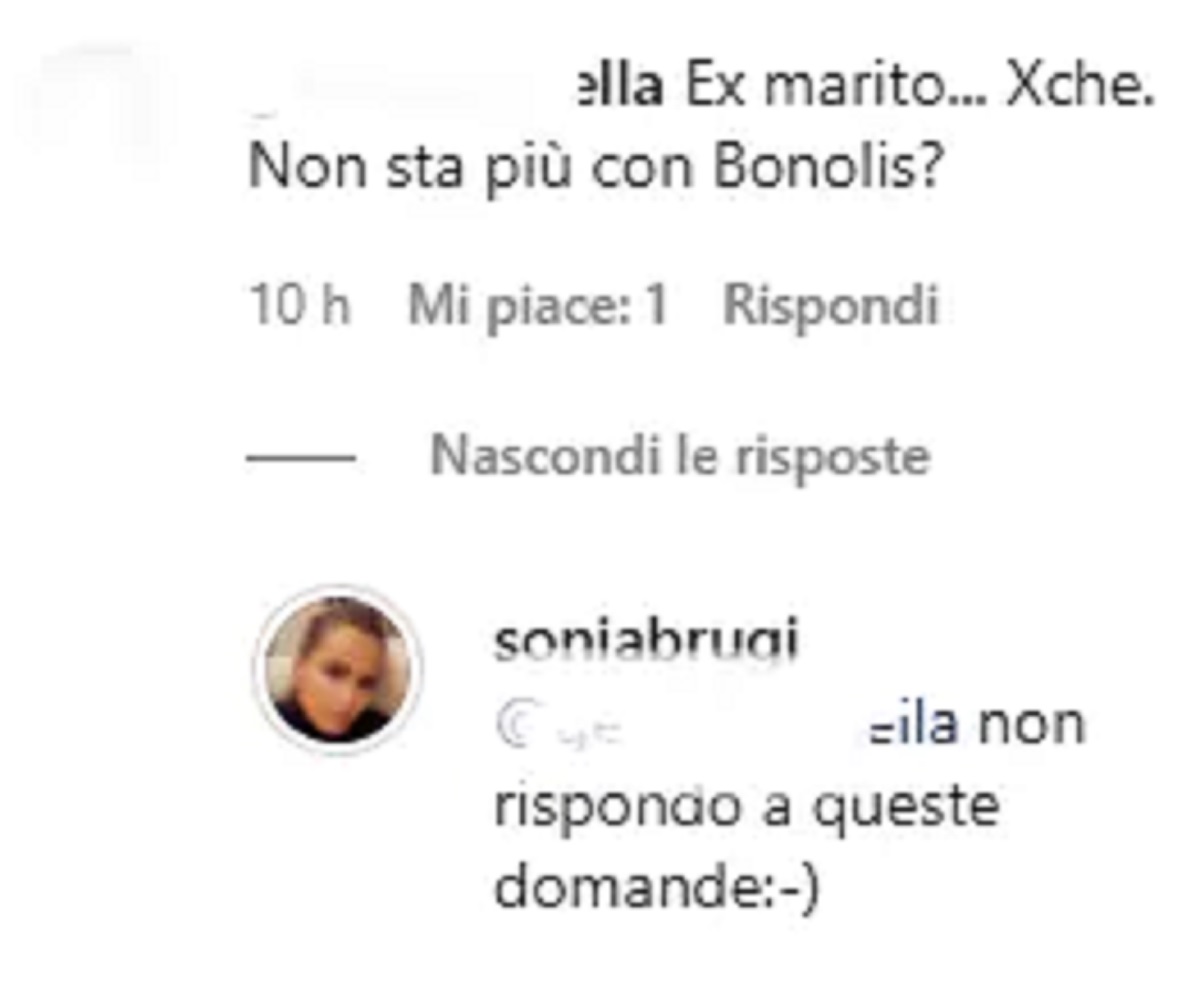 Sonia Bruganelli frase crisi Paolo Bonolis sospetto