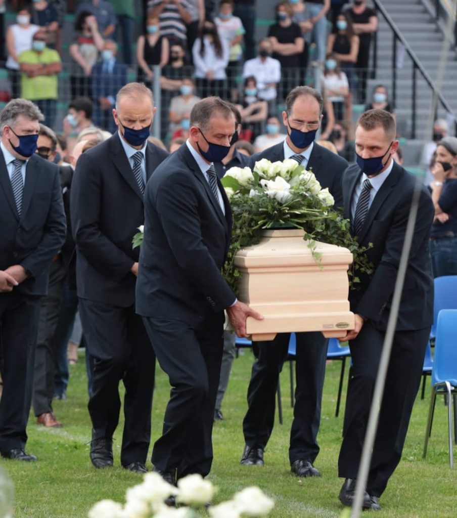 Michele Merlo funerale maria