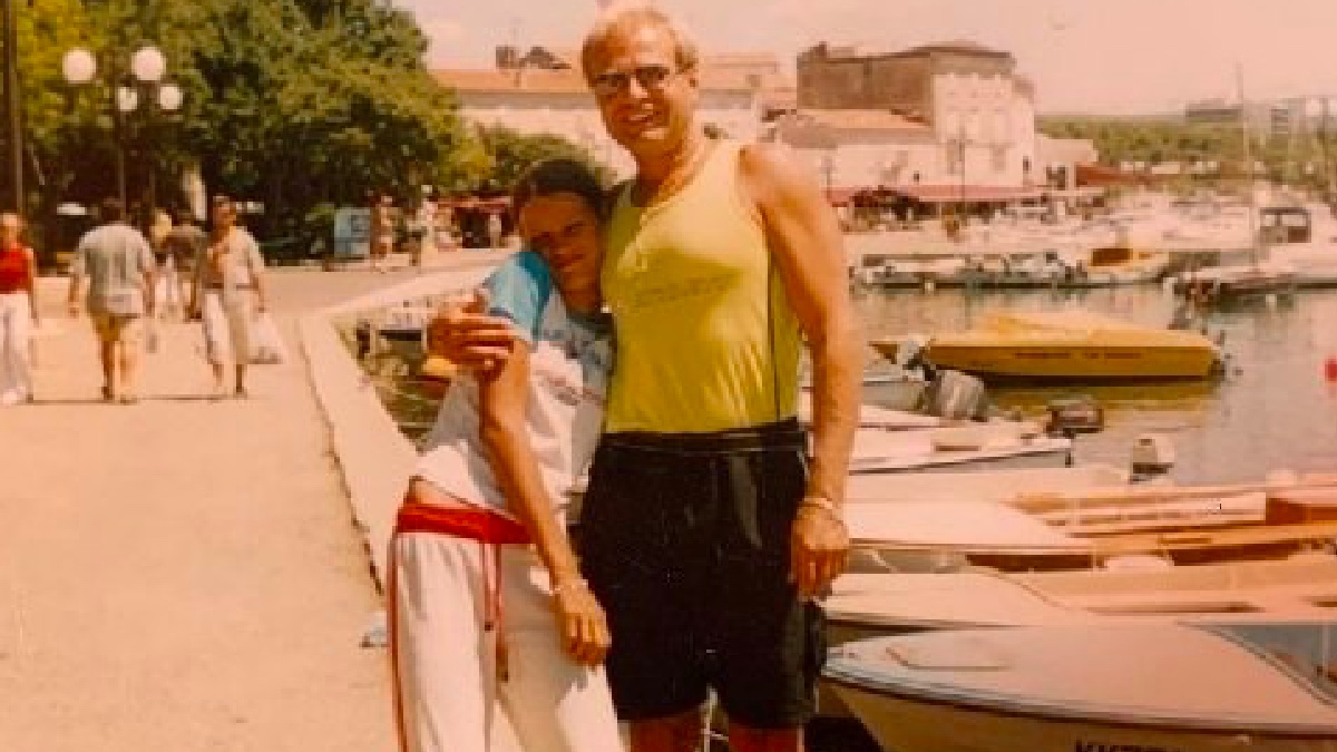 Ivana Mrazova, la foto insieme al papà