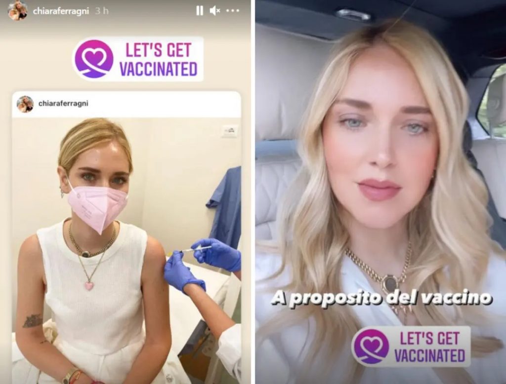 Chiara Ferragni vaccino polemica