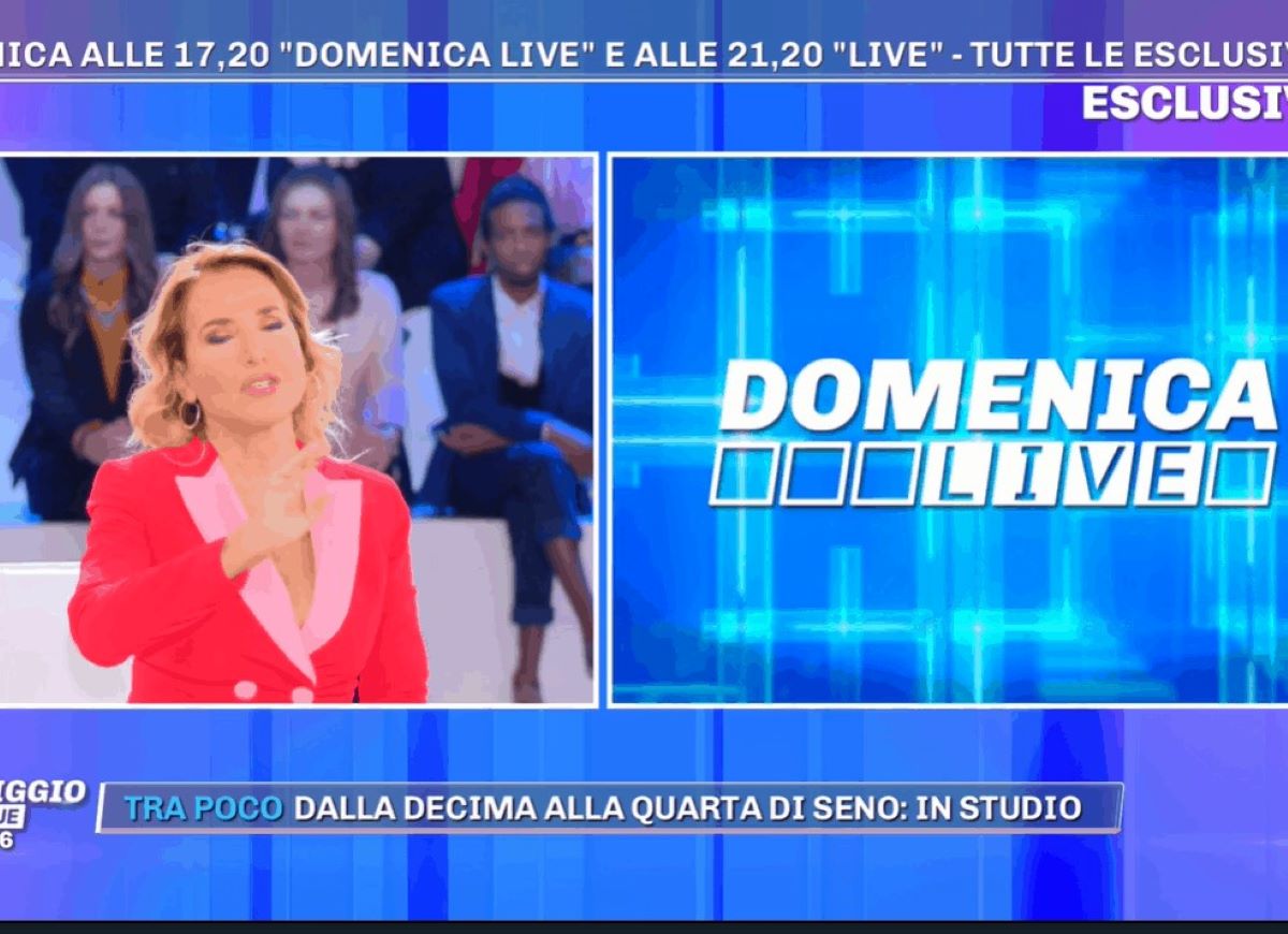 Barbara D'Urso Domenica Live Perché è stato cancellato Pier Silvio Berlusconi