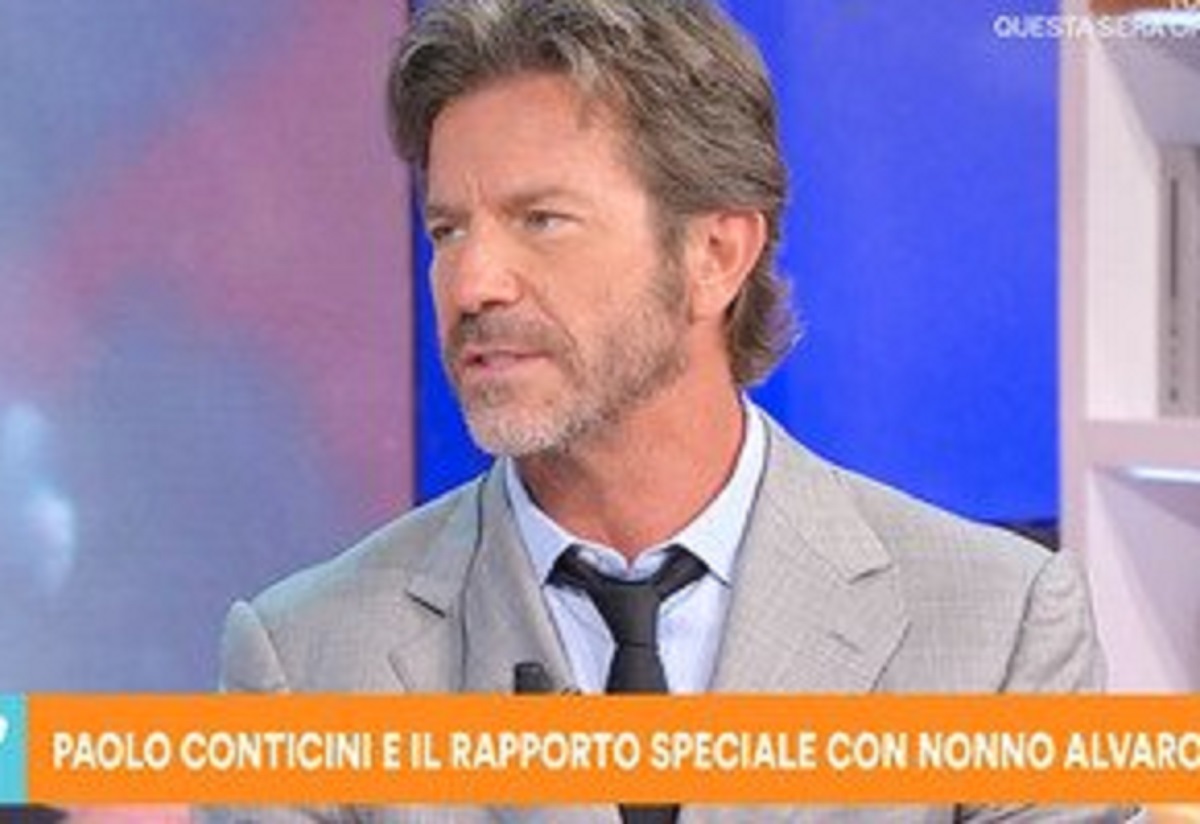 Paolo Conticini rimorso perdita nonno Alvaro Dedicato Serena Autieri