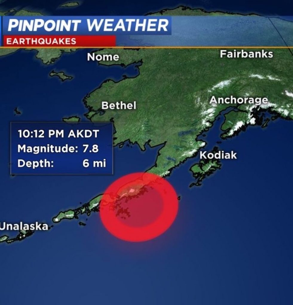 Alaska terremoto tsunami