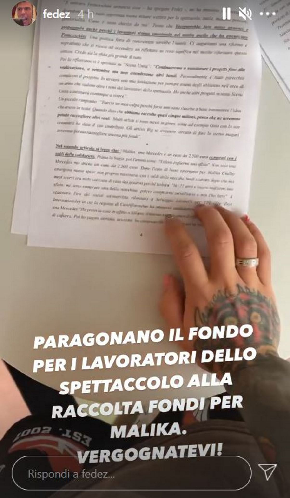 fedez denunciato codacons