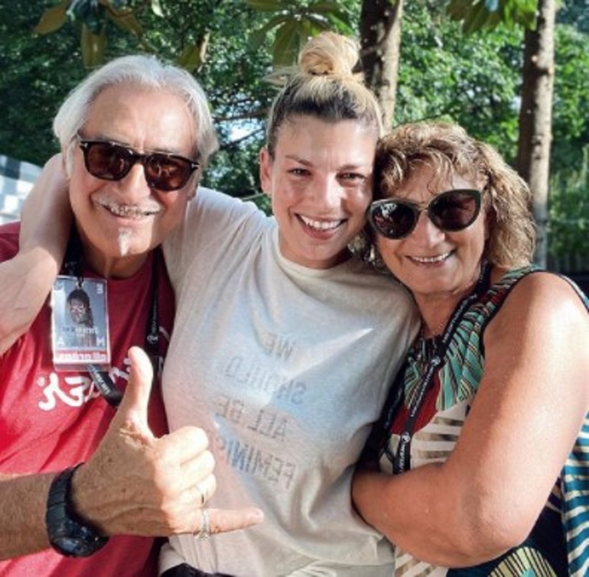 Emma Marrone vacanza estate mamma e papà