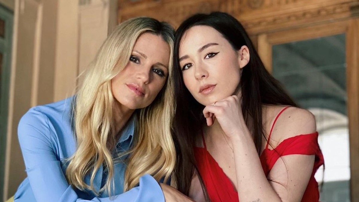 Michelle Hunziker Aurora Ramazzotti senza trucco