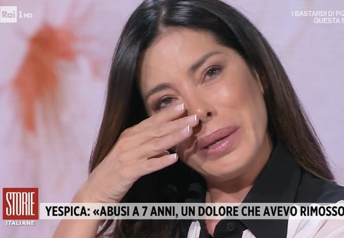 Aida Yespica Storie Italiane Eleonora Daniele racconto choc stupro