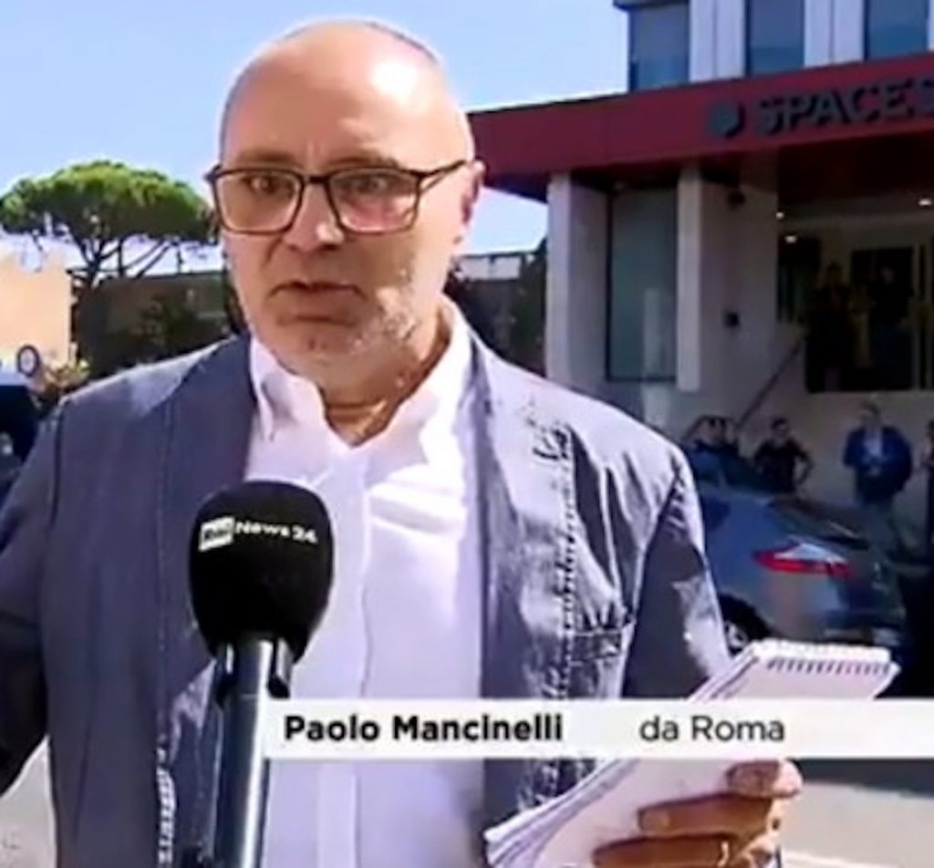 giornalista Paolo Mancinelli panico