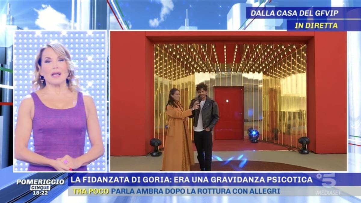 Barbara D'Urso gaffe diretta tv Pomeriggio 5