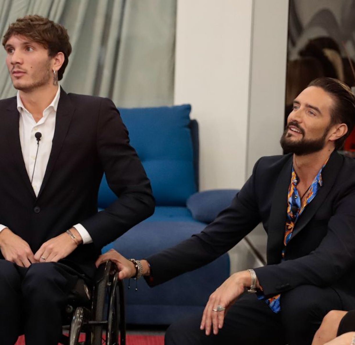 alex belli fratello disabile