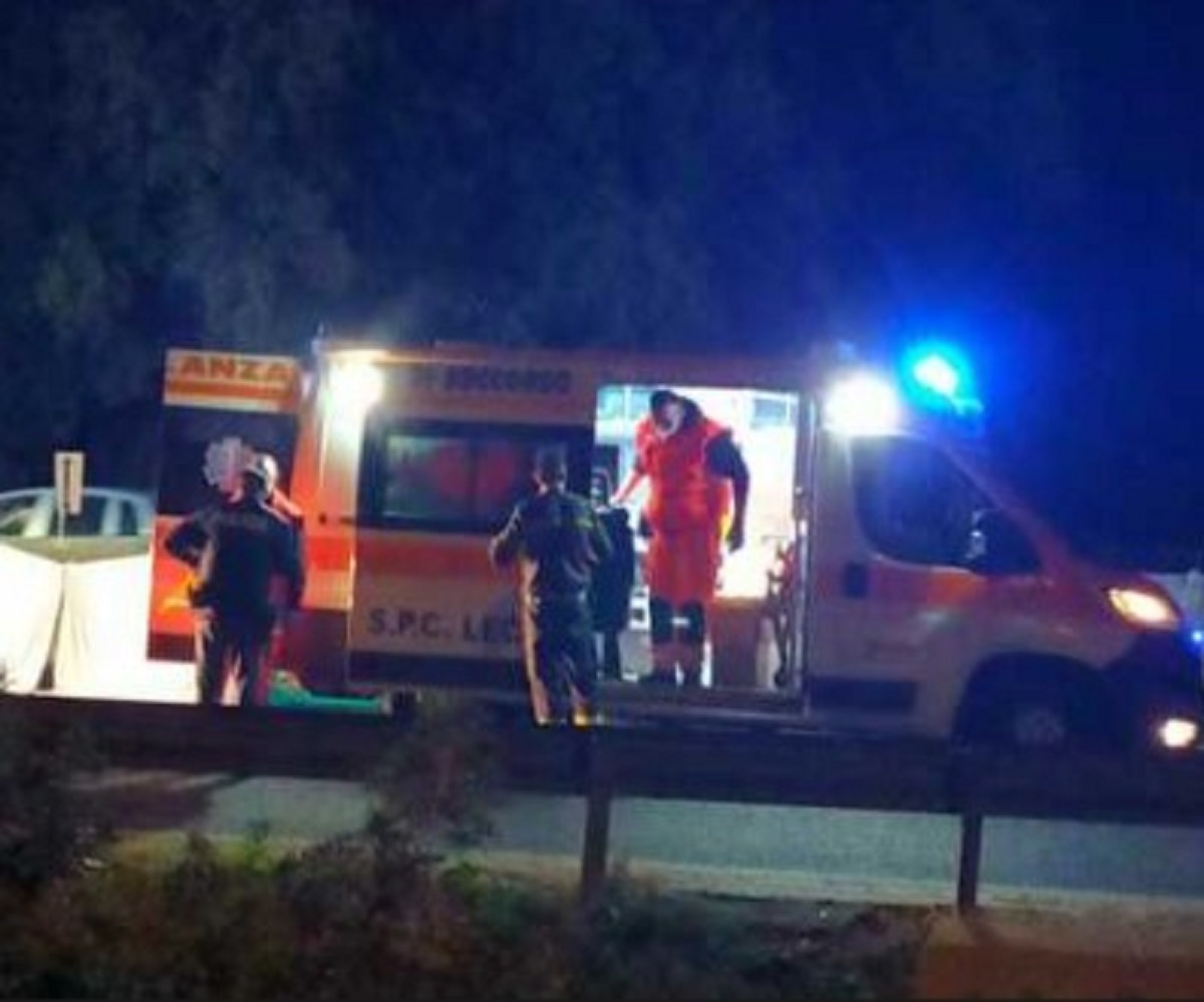 Puglia incidente 4 macchine famiglia vito de santis morto