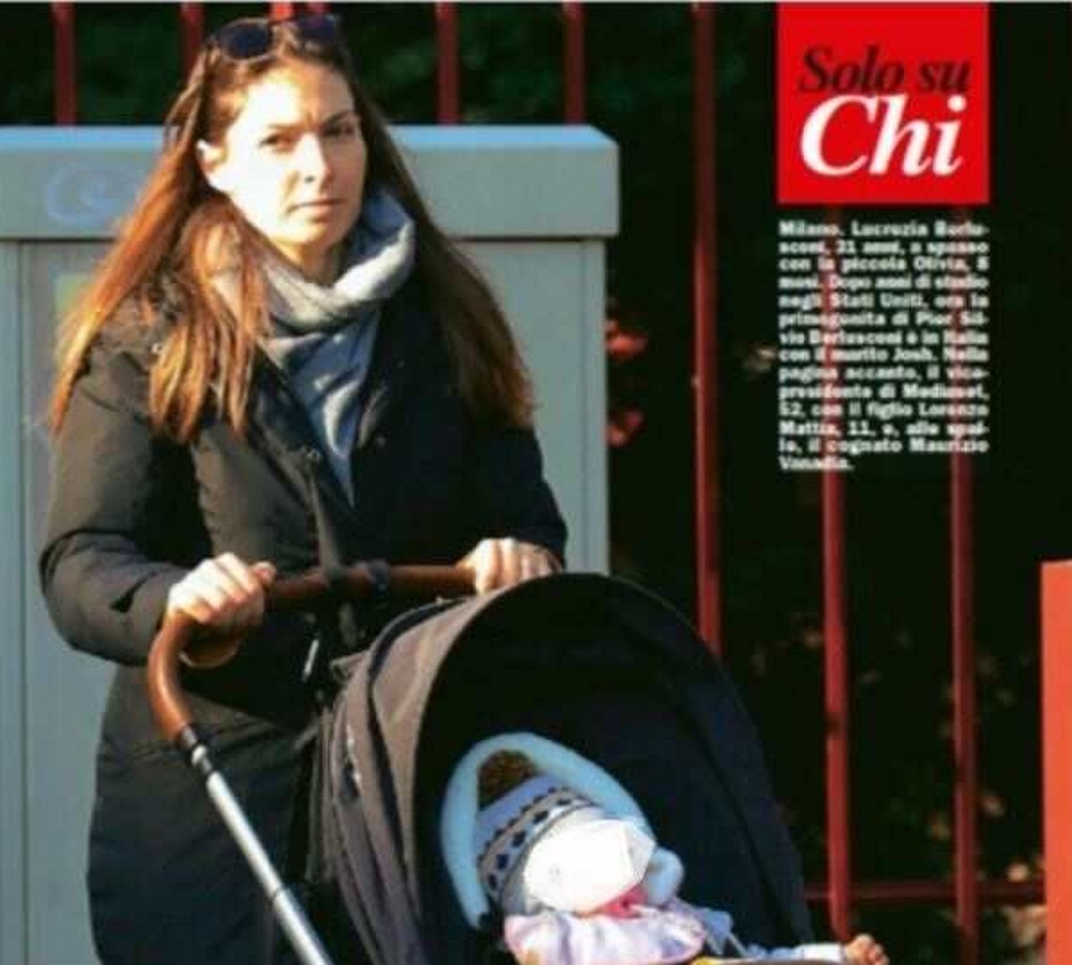 Pier Silvio Berlusconi nonno Olivia figlia Lucrezia