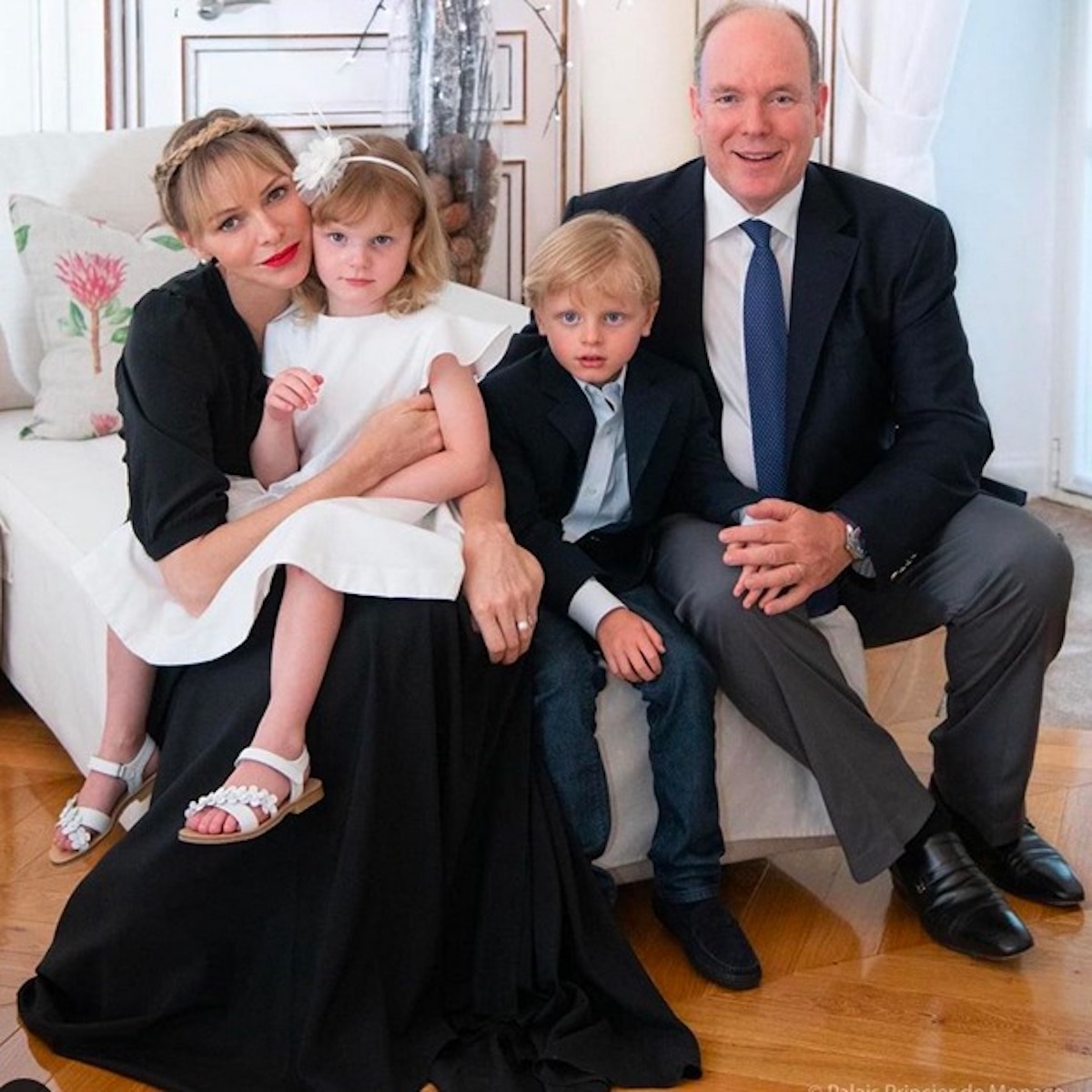 Charlene di Monaco foto compleanno figli Jacques Gabriella
