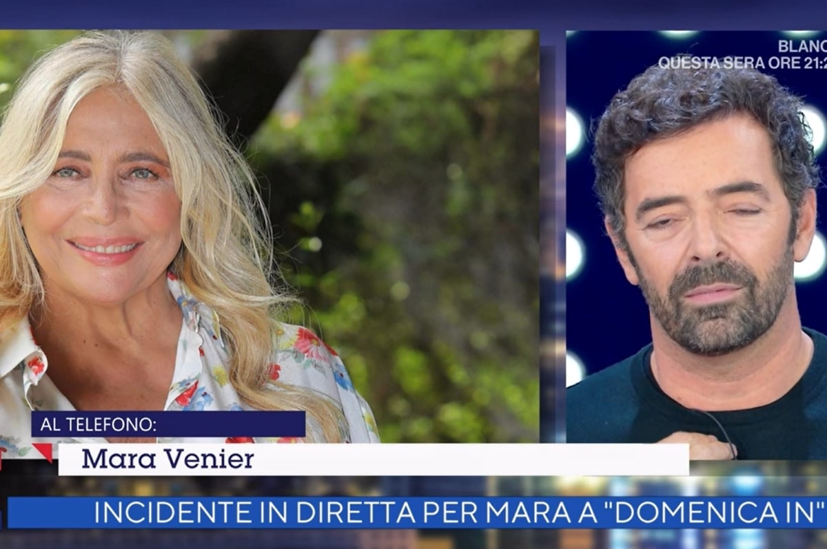 mara venier perché caduta domenica in