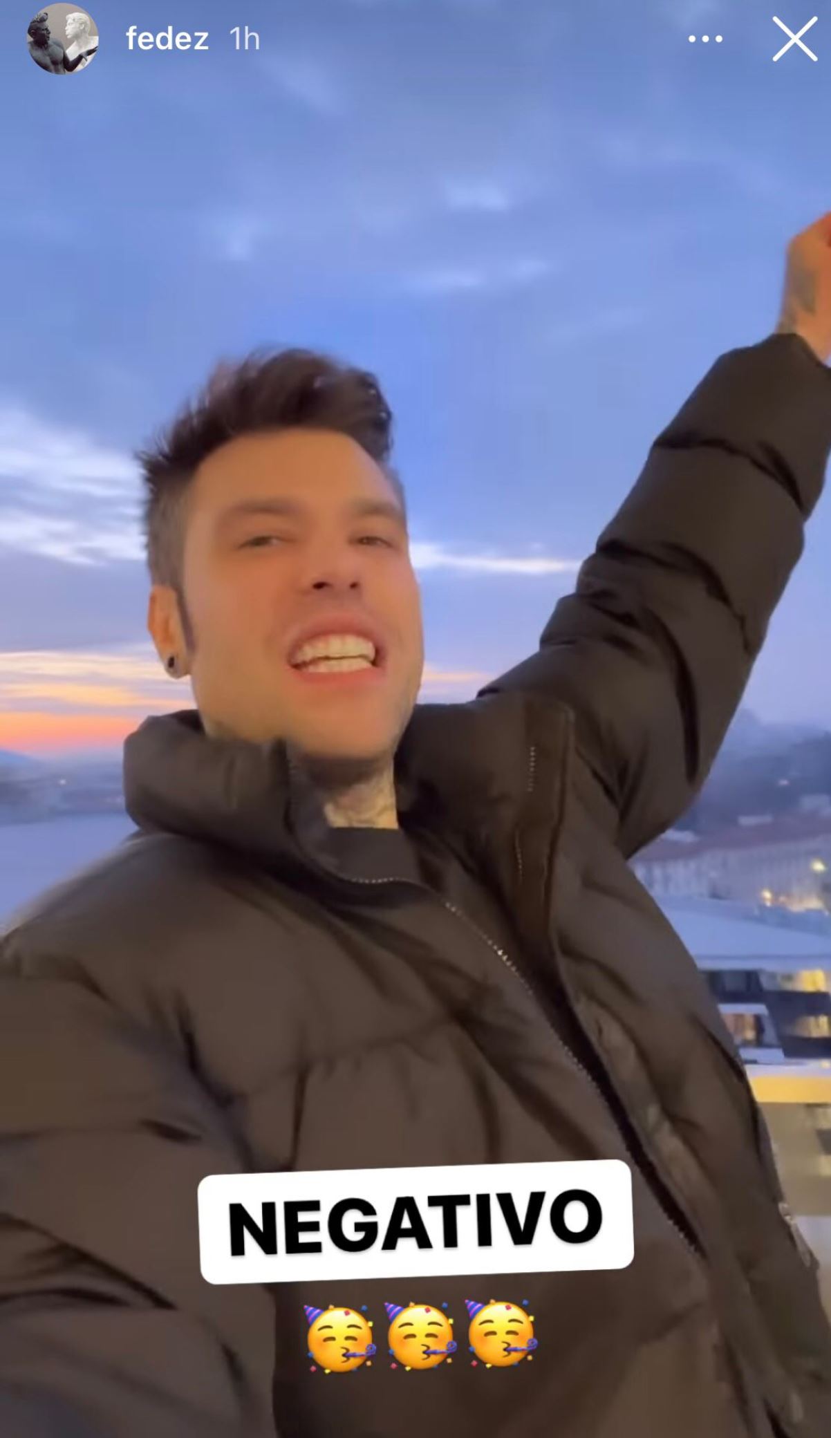 fedez negativo covid