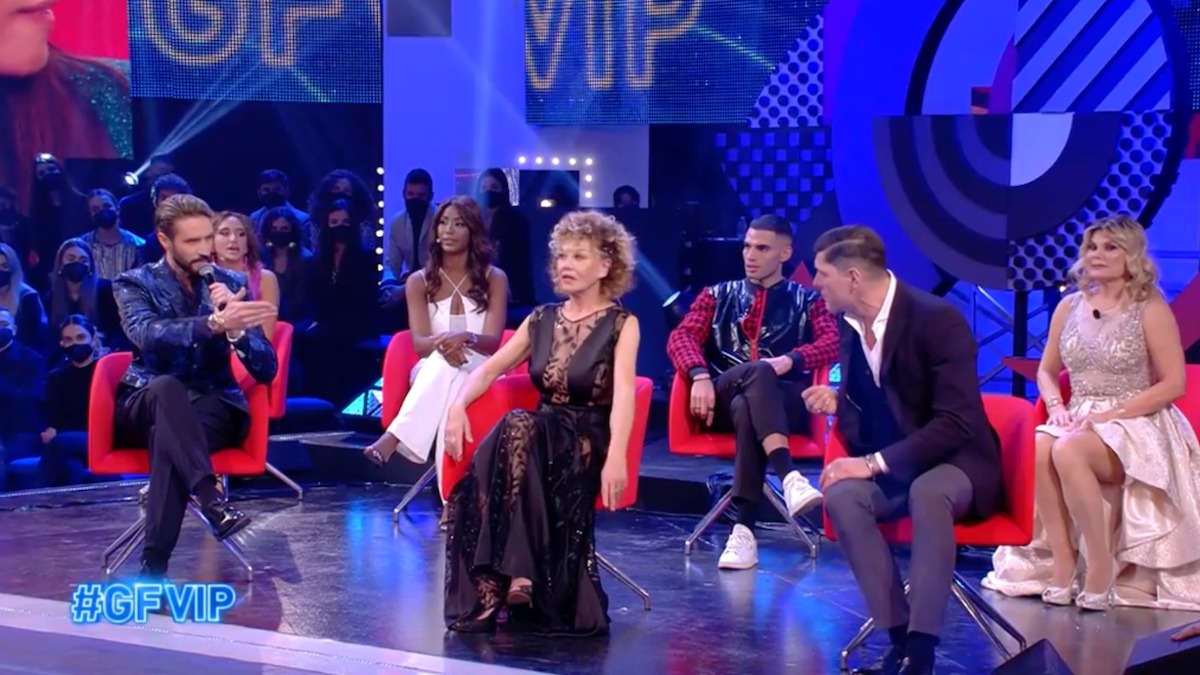 Alex Belli Aldo Montano rissa GF Vip 6 lite pubblicità