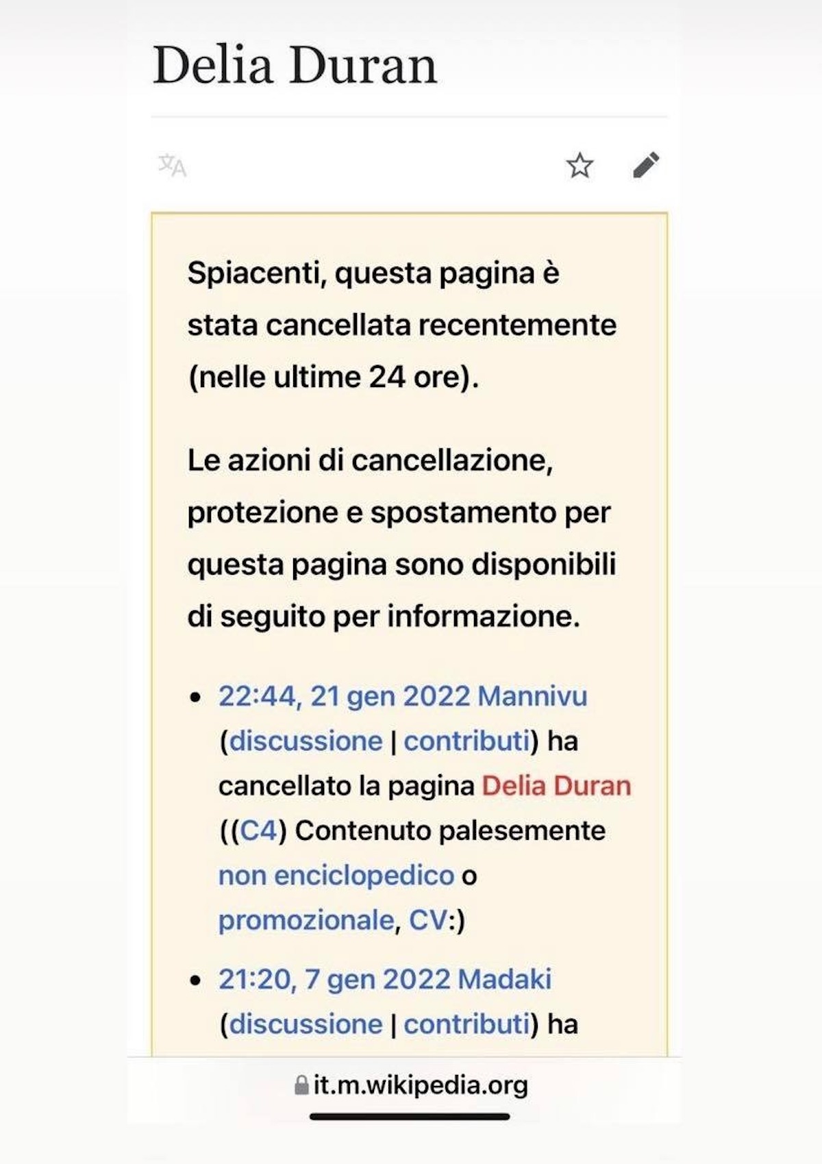 delia duran gf vip 6 wikipedia cancellata