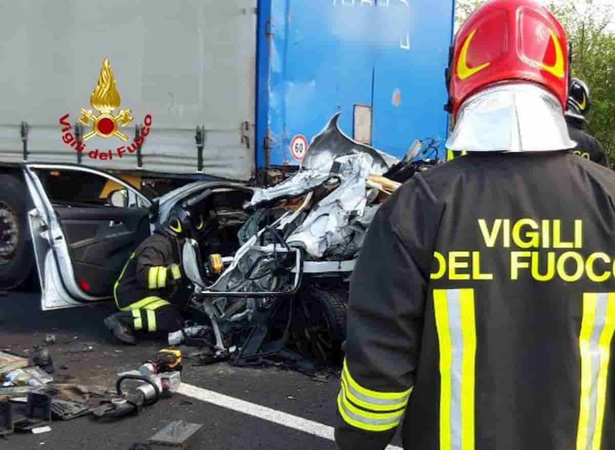 Carlo Cherubini ex calciatore incidente stradale