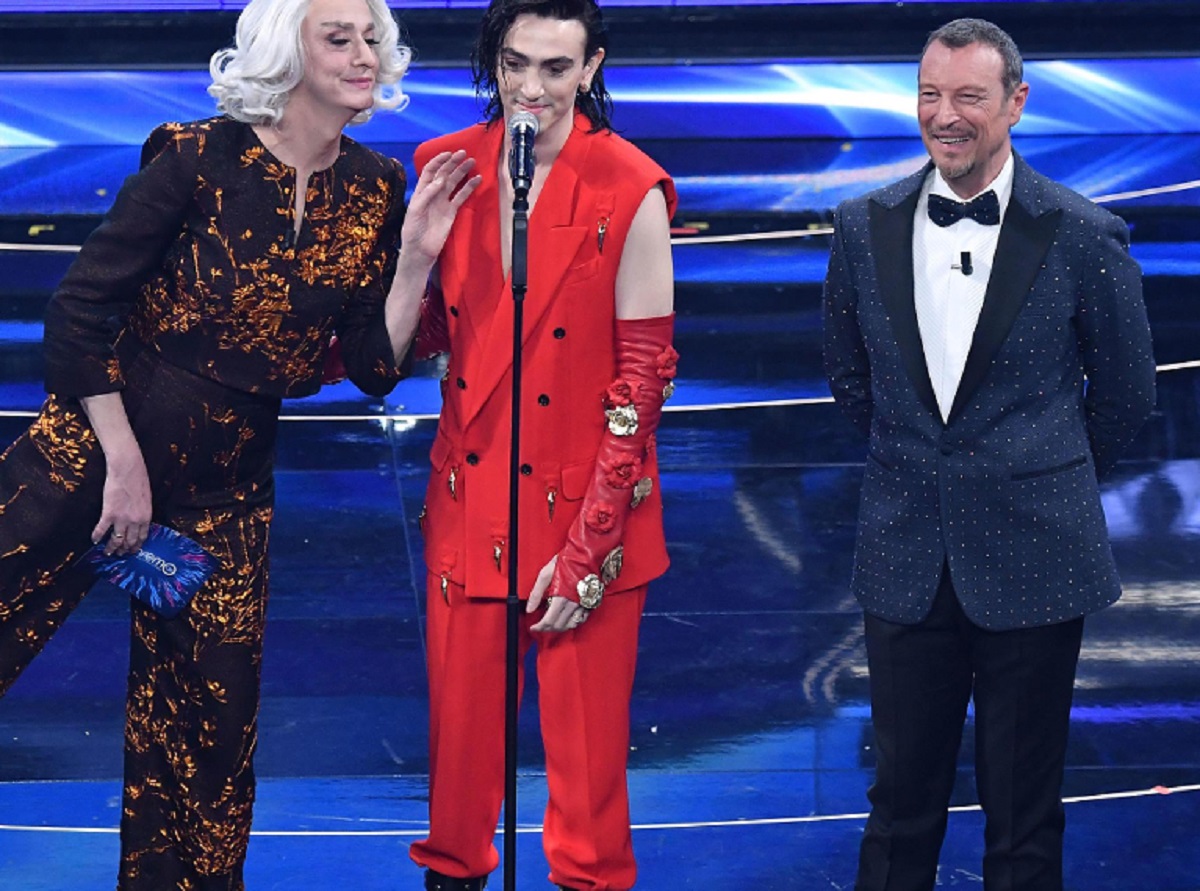 Sanremo 2022 Drusilla Foer Michele Bravi frase