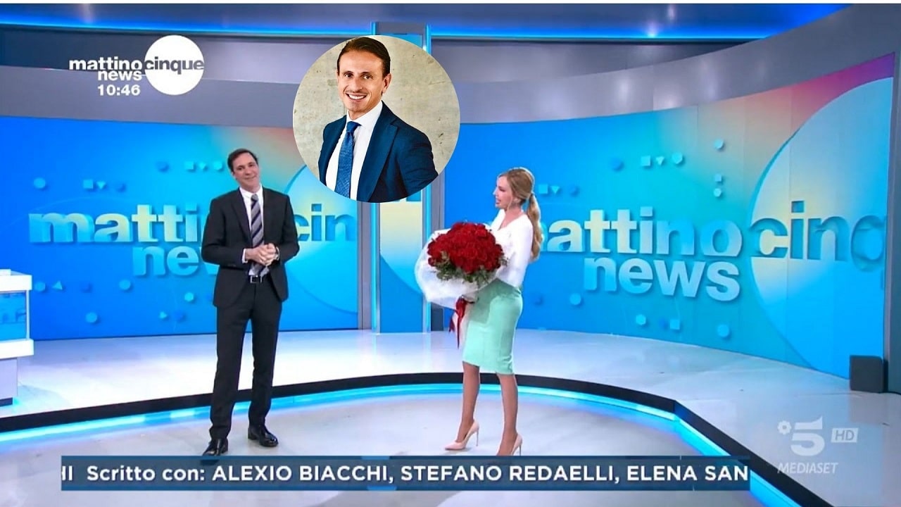 Federica Panicucci rose san valentino mattino 5