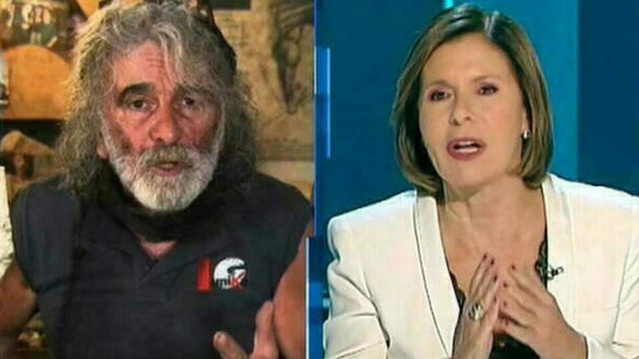 Mauro Corona emozionato cartabianca como