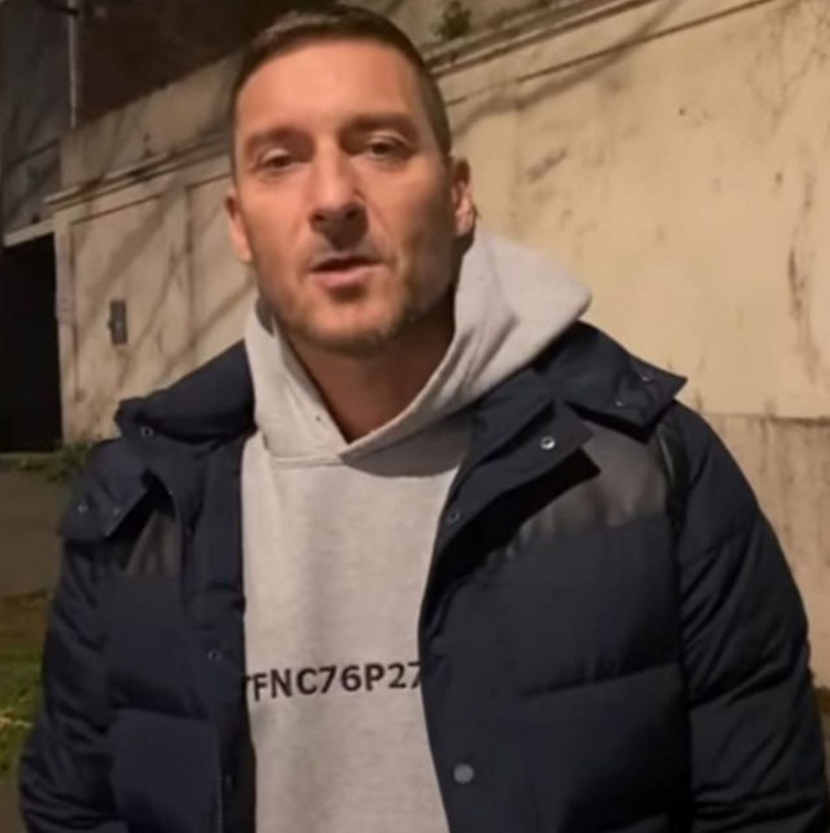 francesco totti video presunta crisi ilary blasi