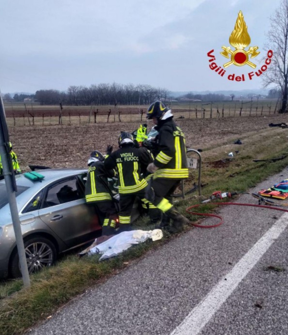 treviso incidente stradale morta 55enne 