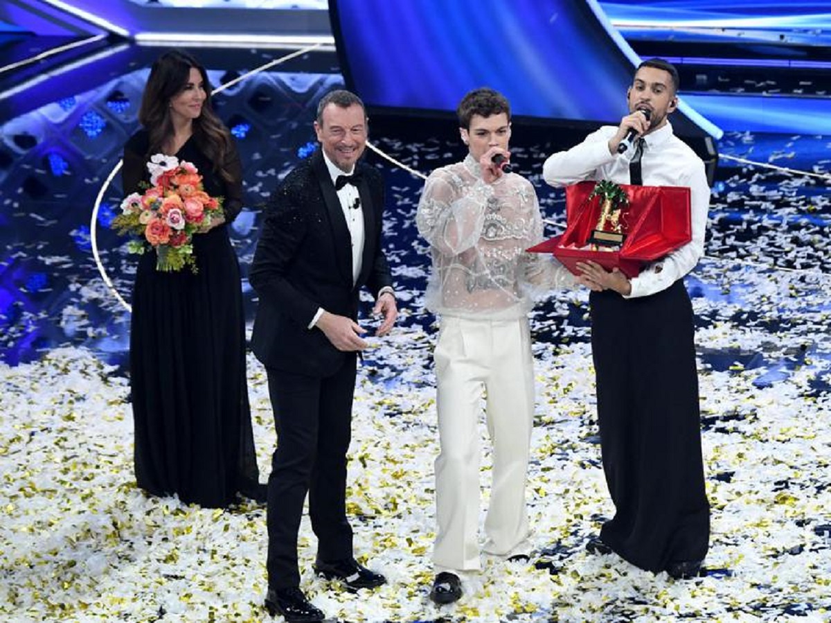 Sanremo 2022 Mahmood Blanco vittoria parole
