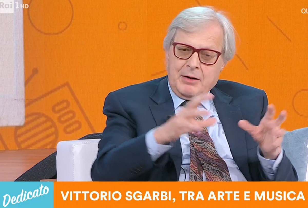 Michele Bravi affondo Vittorio Sgarbi diretta tv replica