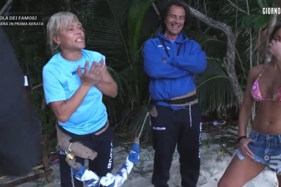 Isola dei Famosi Lite Floriana Secondi