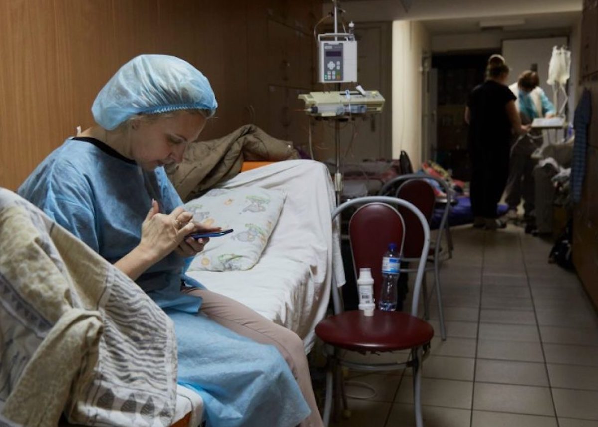 Ucraina bambini malati terminali ospedale
