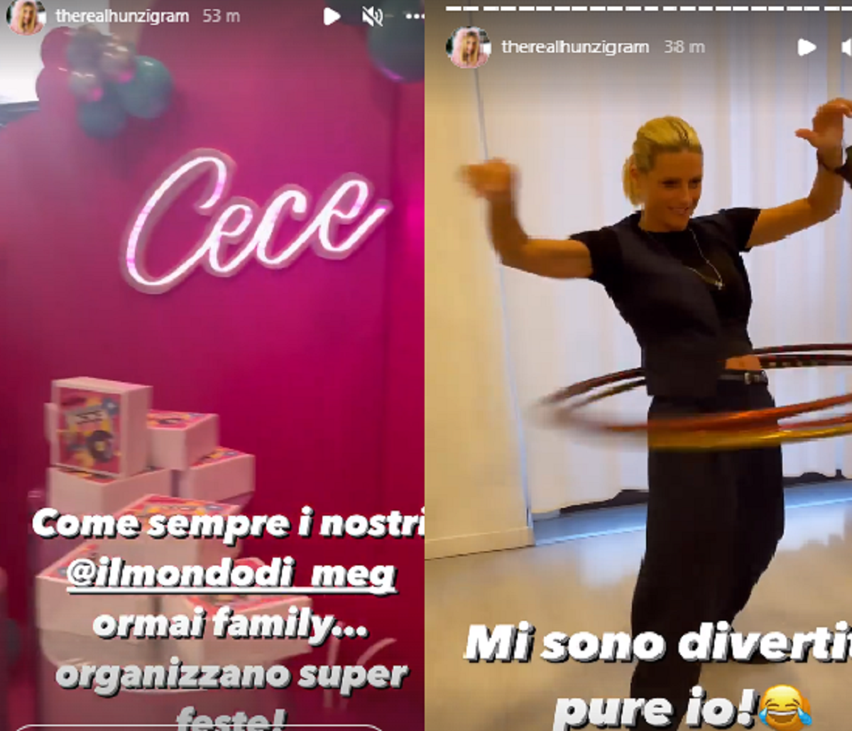 Michelle Hunziker compleanno Celeste insieme Tomaso Trussardi