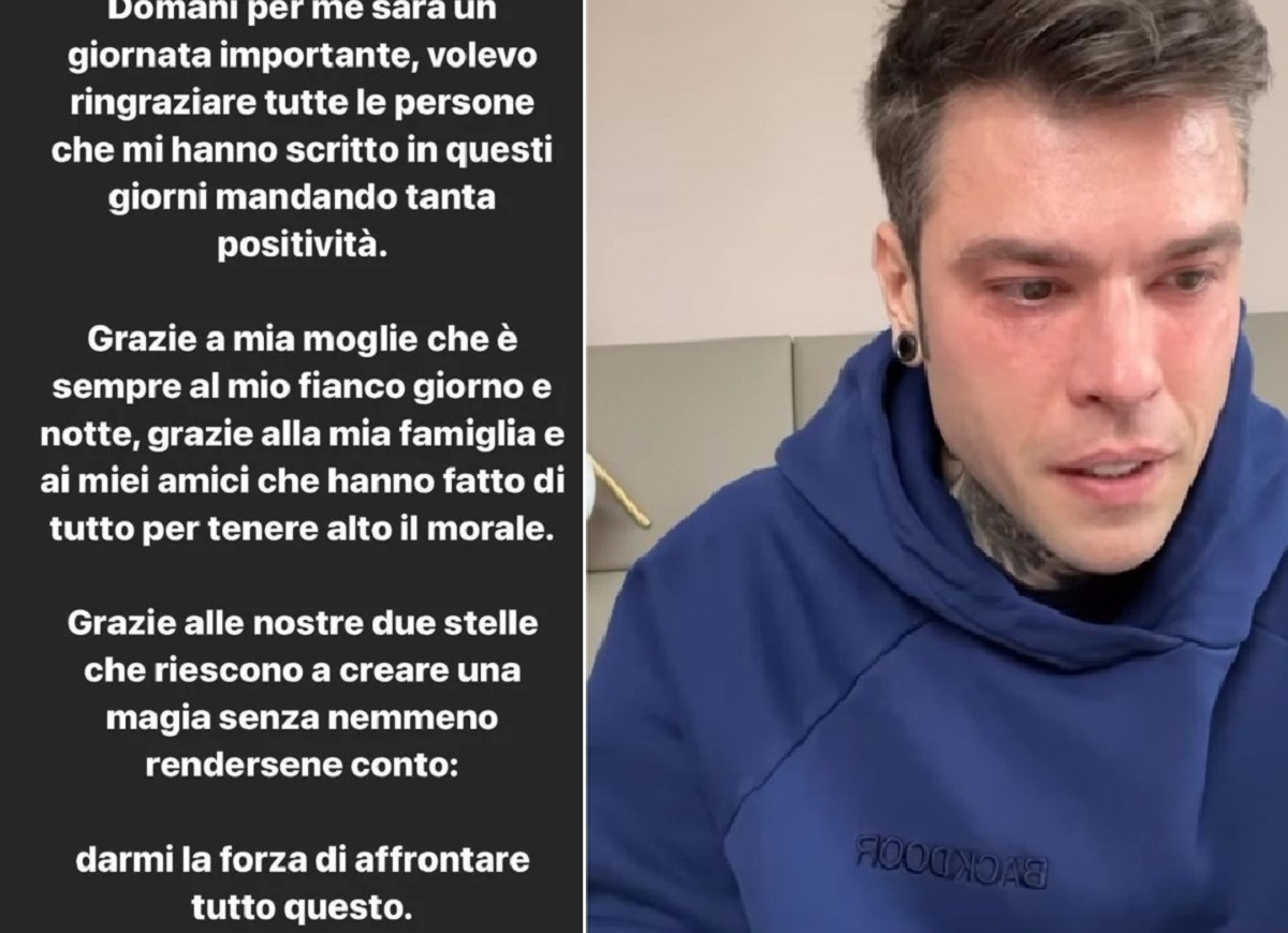 Fedez operazione ospedale malattia San Raffaele