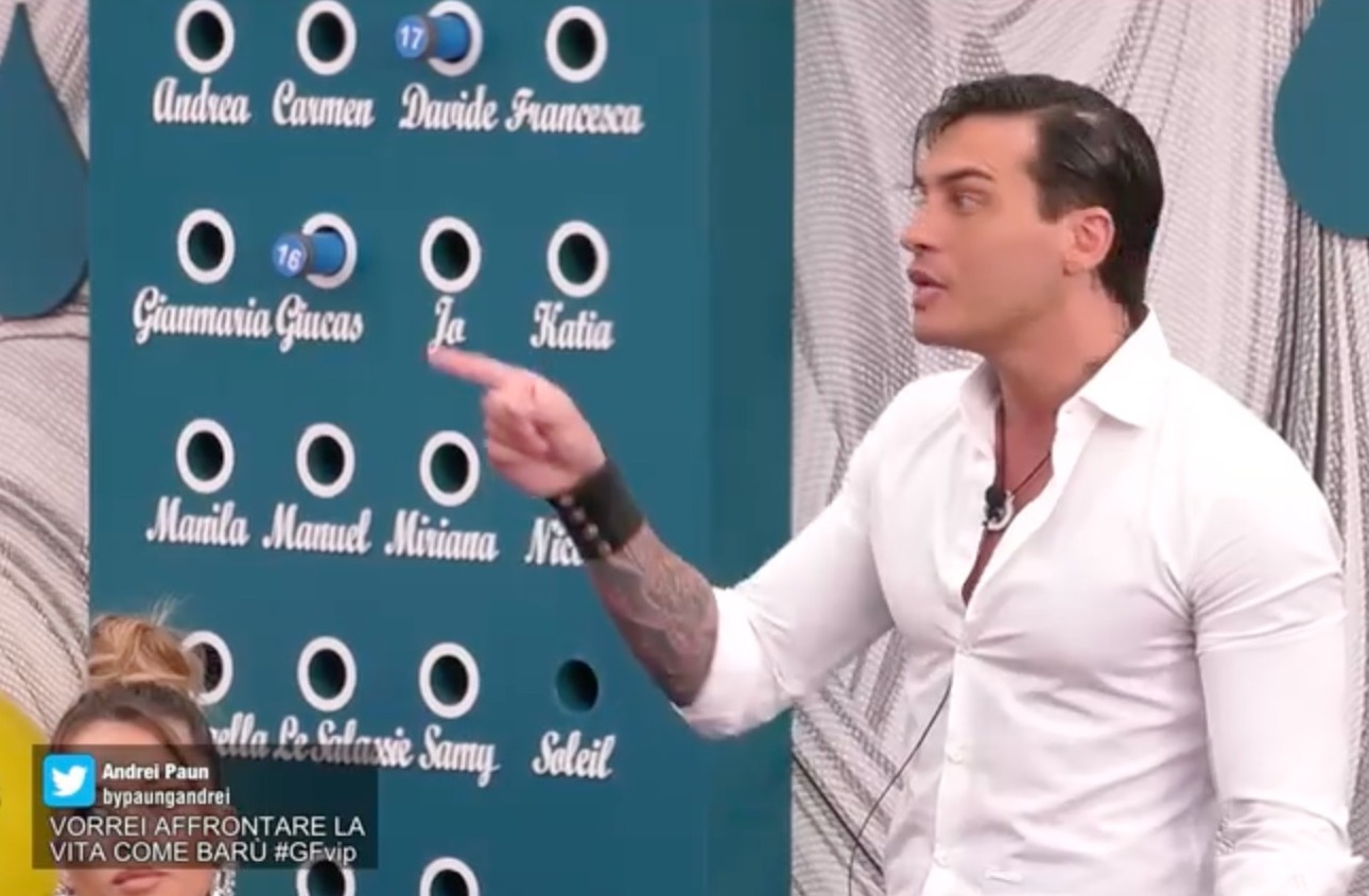 alessandro basciano scontro nathaly caldonazzo pubblicità gf vip 6